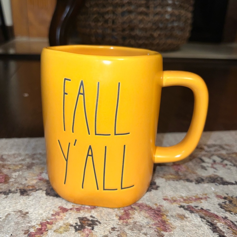 Rae Dunn Fall Y'all Yellow Mug